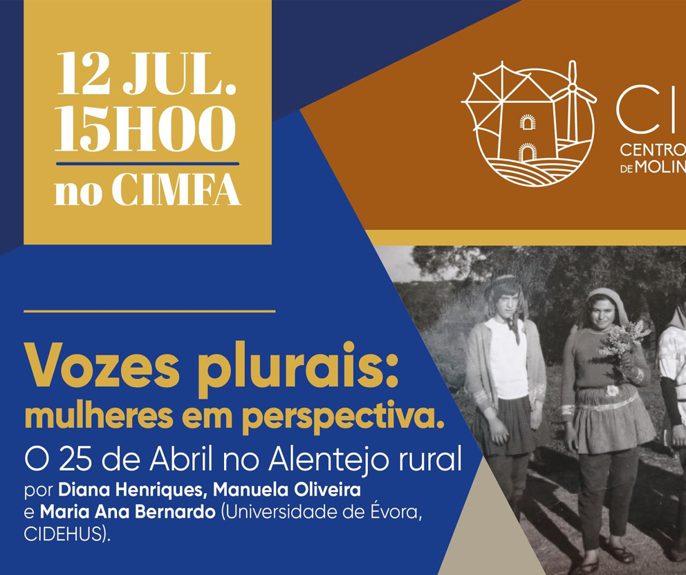 Conferência “Vozes plurais: mulheres em perspectiva. O 25 de Abril no Alentejo rural”