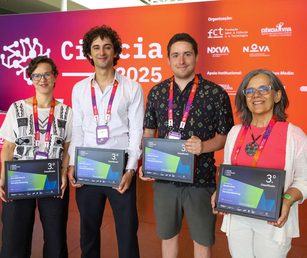Investigadores do CIDEHUS ganham 3º lugar do Prémio Arquivo.pt